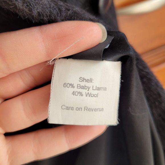 NWOT Dale Dressin Alpaca and Wool Coat (Size 6) - Picture 5 of 6